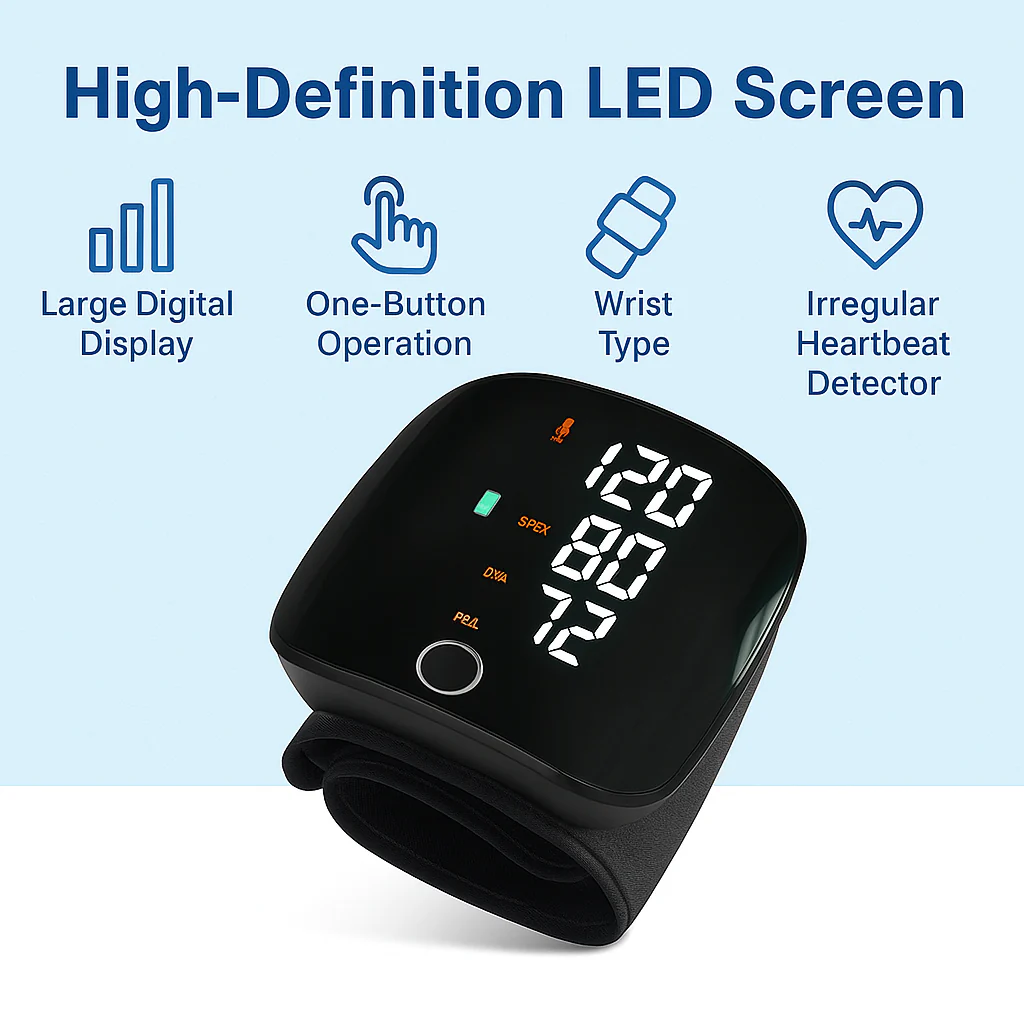⏱️FLASH SALE 61%OFF🔥 HOOMWELL™ – Clinical-Grade BP Monitor